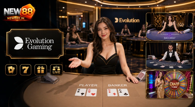Sảnh Evolution Gaming Casino NEW88