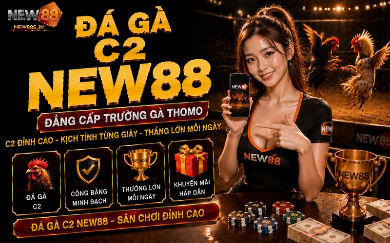 Đá gà C2 NEW88: Đỉnh cao cá độ trường gà Thomo uy tín