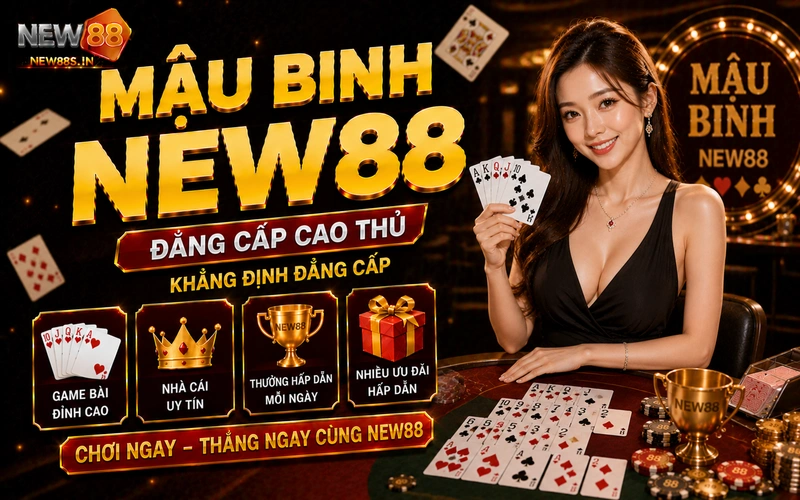 Mậu binh NEW88 trực tuyến - Game bài đấu trí nhận thưởng lớn
