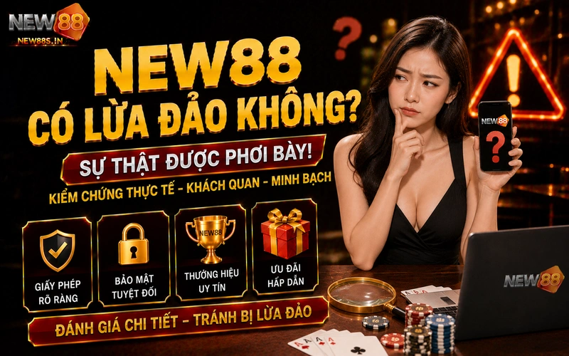 Sự thật NEW88 có lừa đảo không? Giải mã độ uy tín nhà cái