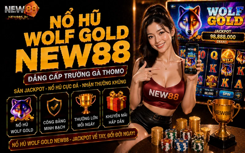 Nổ hũ Wolf Gold NEW88: Săn hũ sói vàng rinh thưởng lớn