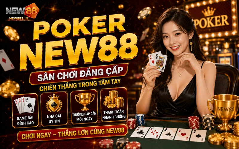 Poker NEW88: Bí quyết chinh phục sảnh cược casino trực tuyến đỉnh cao