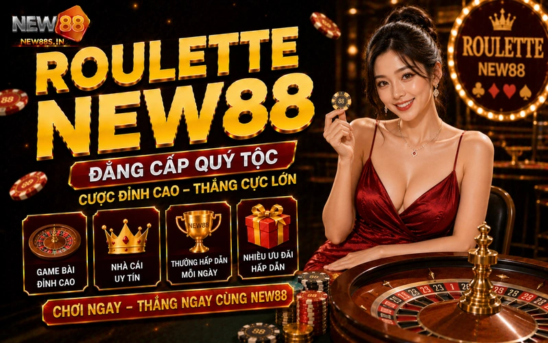 Chơi Roulette NEW88 trực tuyến - Cò quay live nhận thưởng lớn