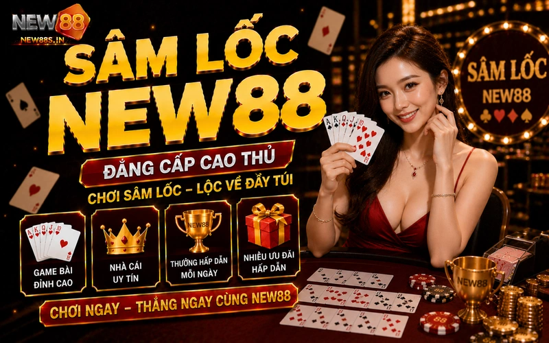 Chơi Sâm lốc NEW88 trực tuyến - Game bài đấu trí nhận thưởng lớn