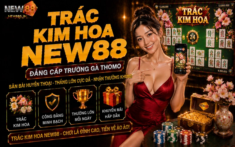 Trác Kim Hoa NEW88: Sảnh game bài đổi thưởng đỉnh cao ăn khách