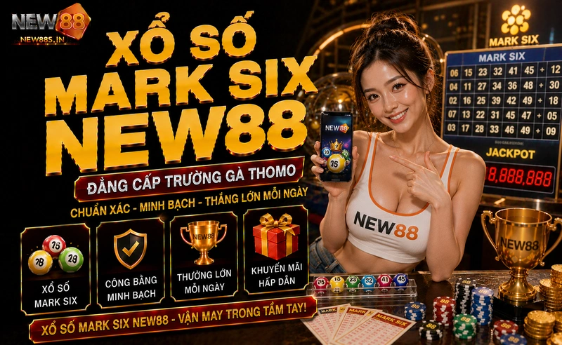 Xổ số Mark Six NEW88: Quay số điện toán rinh jackpot tỷ đồng